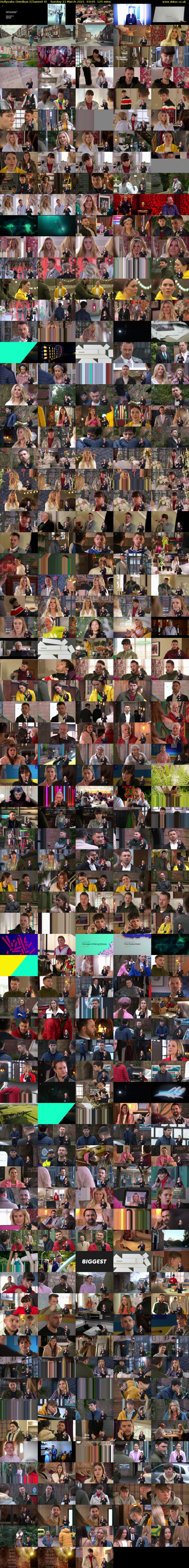 Hollyoaks Omnibus (Channel 4) Sunday 21 March 2021 03:05 - 05:10
