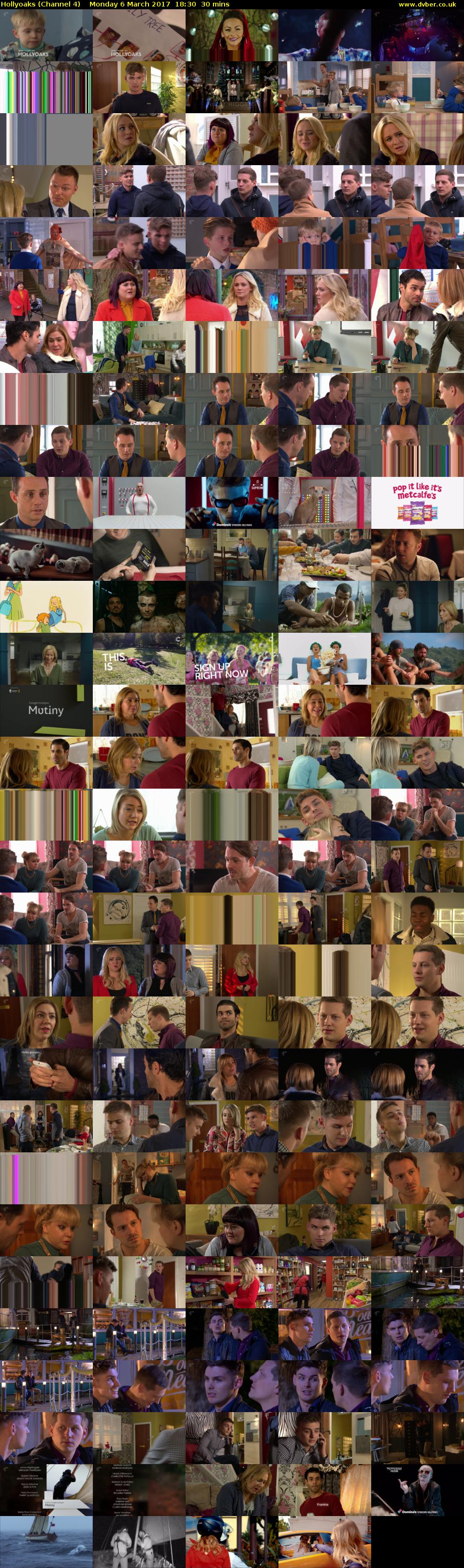 Hollyoaks (Channel 4) Monday 6 March 2017 18:30 - 19:00