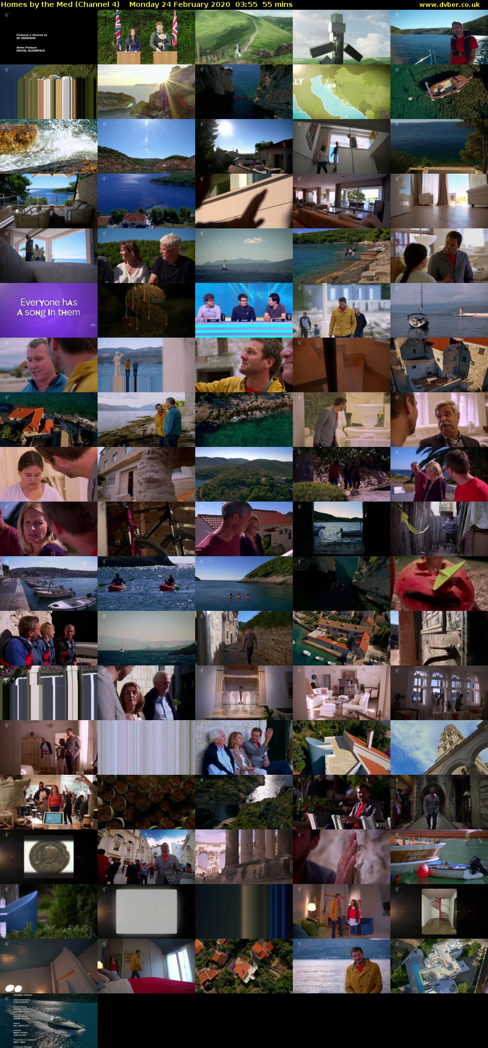 Homes by the Med (Channel 4) Monday 24 February 2020 03:55 - 04:50