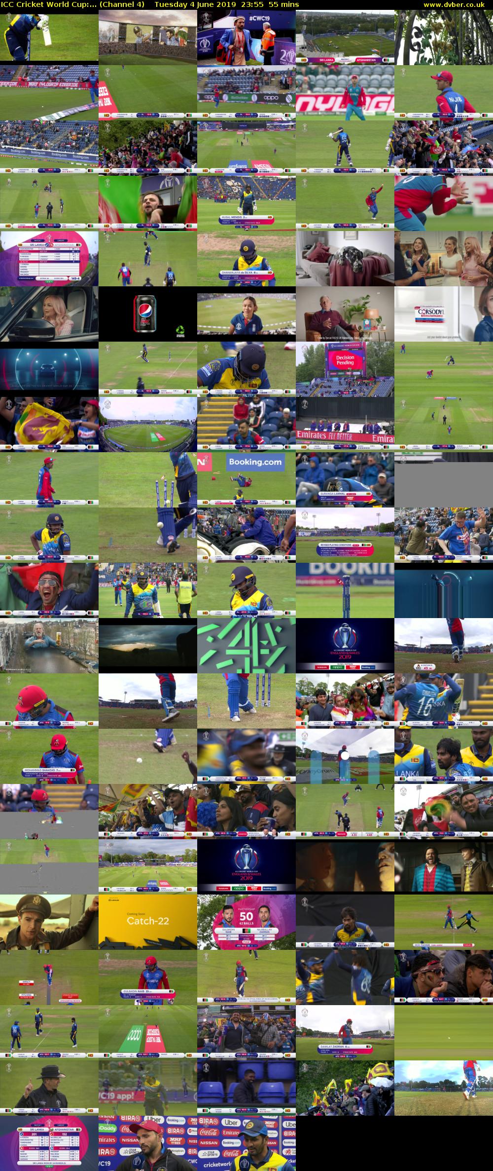 ICC Cricket World Cup:... (Channel 4) Tuesday 4 June 2019 23:55 - 00:50