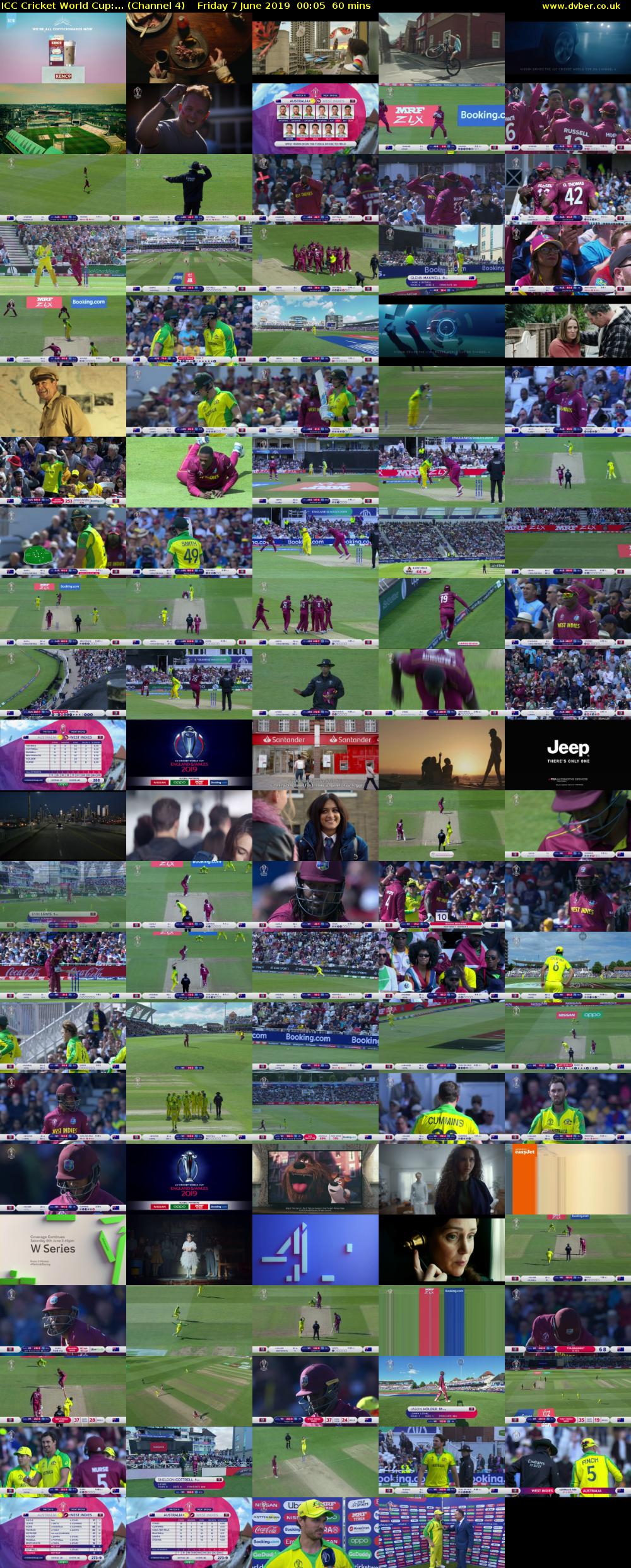 ICC Cricket World Cup:... (Channel 4) Friday 7 June 2019 00:05 - 01:05
