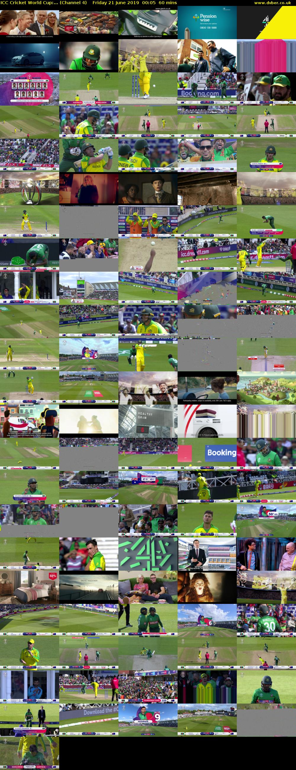 ICC Cricket World Cup:... (Channel 4) Friday 21 June 2019 00:05 - 01:05
