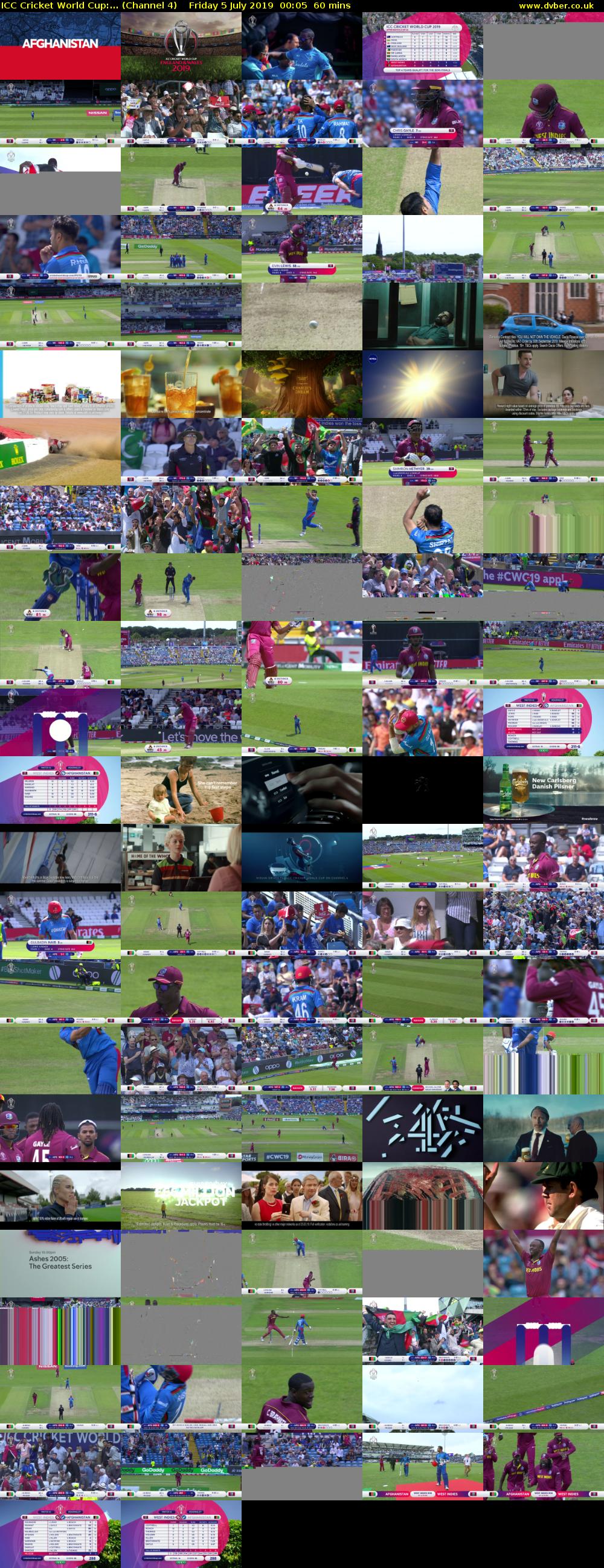 ICC Cricket World Cup:... (Channel 4) Friday 5 July 2019 00:05 - 01:05