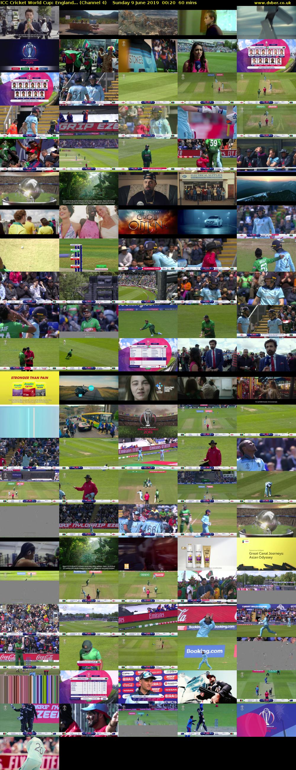ICC Cricket World Cup: England... (Channel 4) Sunday 9 June 2019 00:20 - 01:20
