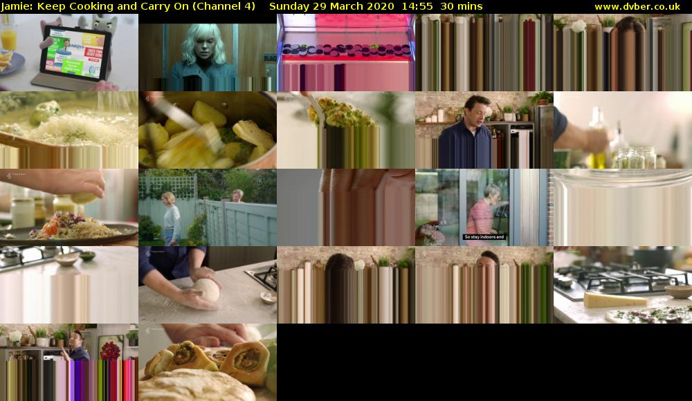 Jamie: Keep Cooking and Carry On (Channel 4) Sunday 29 March 2020 14:55 - 15:25