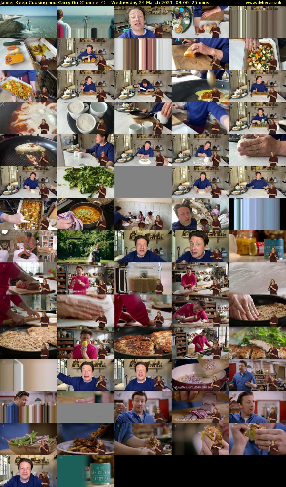 Jamie: Keep Cooking and Carry On (Channel 4) Wednesday 24 March 2021 03:00 - 03:25