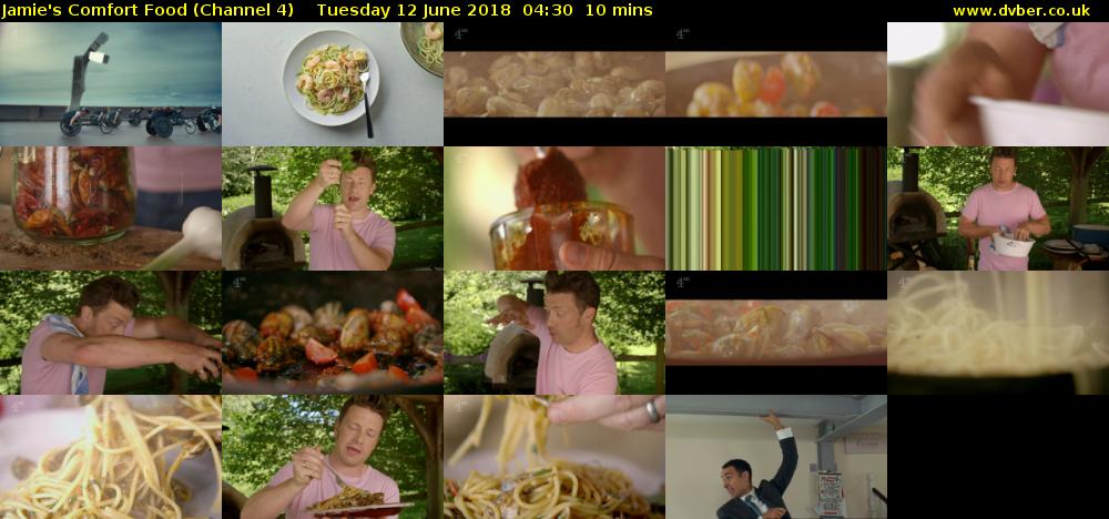 Jamie's Comfort Food (Channel 4) Tuesday 12 June 2018 04:30 - 04:40