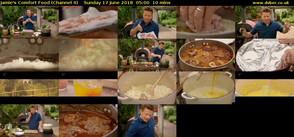 Jamie's Comfort Food (Channel 4) Sunday 17 June 2018 05:00 - 05:10