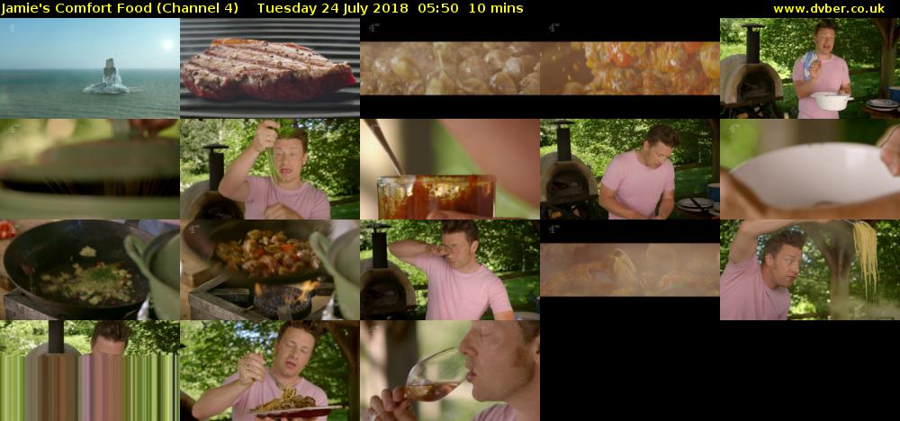 Jamie's Comfort Food (Channel 4) Tuesday 24 July 2018 05:50 - 06:00