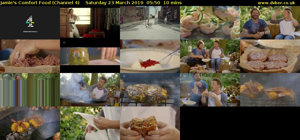 Jamie's Comfort Food (Channel 4) Saturday 23 March 2019 05:50 - 06:00