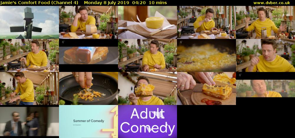 Jamie's Comfort Food (Channel 4) Monday 8 July 2019 04:20 - 04:30