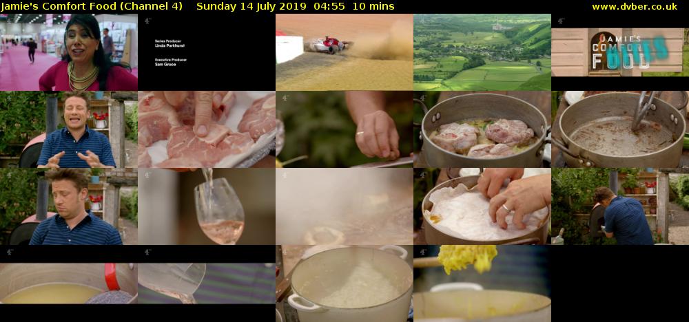 Jamie's Comfort Food (Channel 4) Sunday 14 July 2019 04:55 - 05:05
