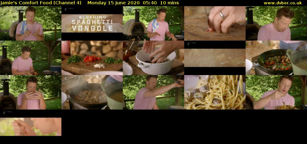 Jamie's Comfort Food (Channel 4) Monday 15 June 2020 05:40 - 05:50