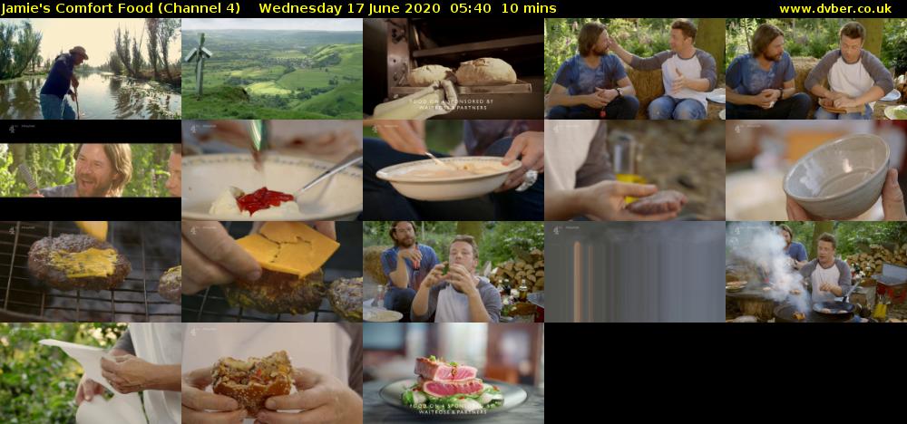 Jamie's Comfort Food (Channel 4) Wednesday 17 June 2020 05:40 - 05:50
