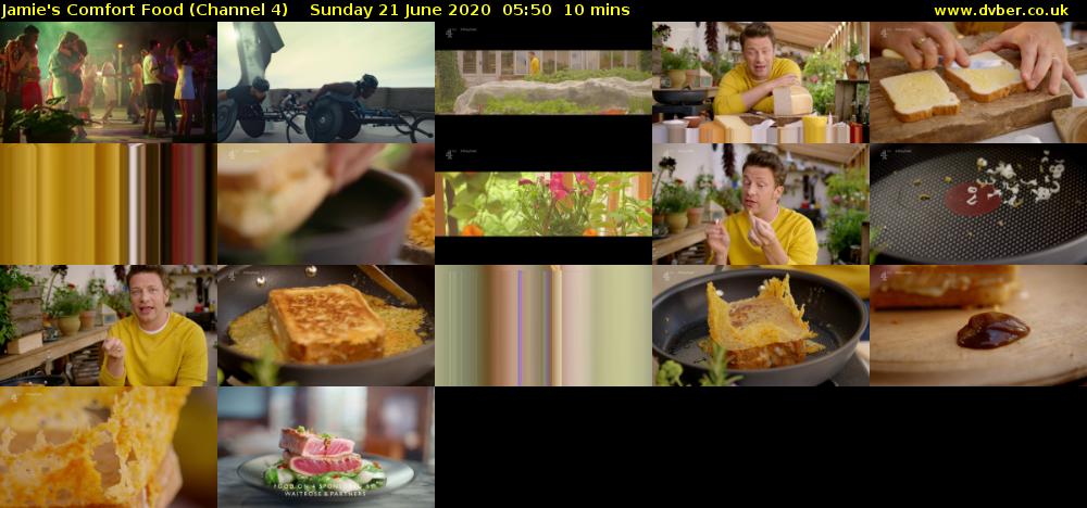Jamie's Comfort Food (Channel 4) Sunday 21 June 2020 05:50 - 06:00