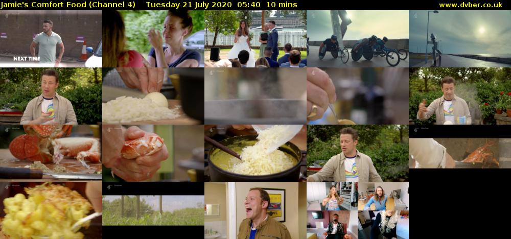 Jamie's Comfort Food (Channel 4) Tuesday 21 July 2020 05:40 - 05:50