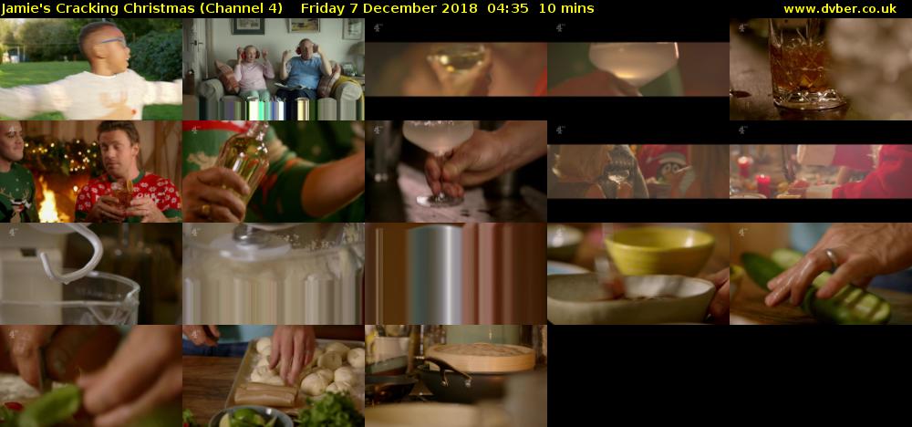 Jamie's Cracking Christmas (Channel 4) Friday 7 December 2018 04:35 - 04:45