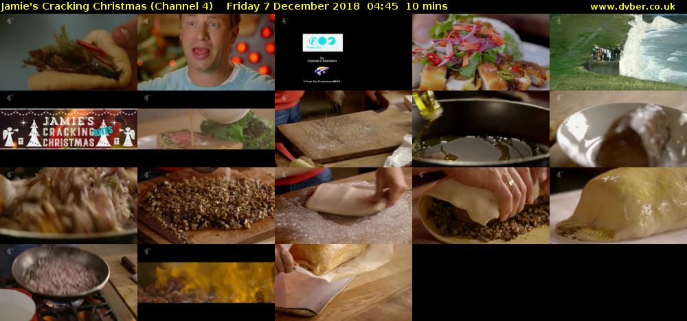 Jamie's Cracking Christmas (Channel 4) Friday 7 December 2018 04:45 - 04:55