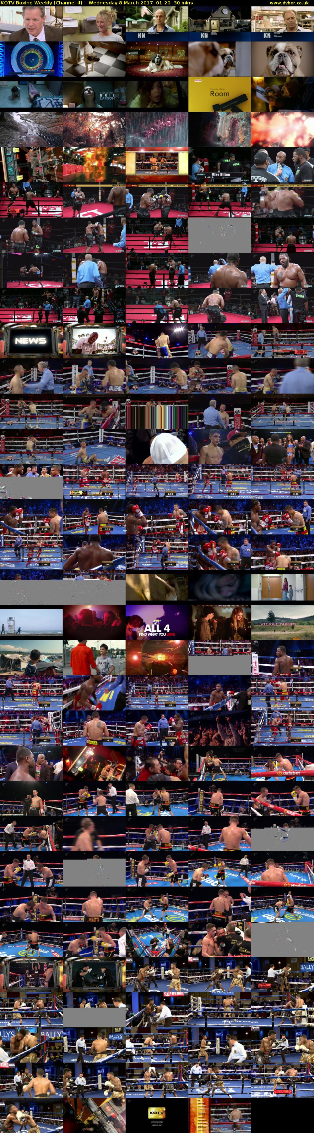 KOTV Boxing Weekly (Channel 4) Wednesday 8 March 2017 01:20 - 01:50