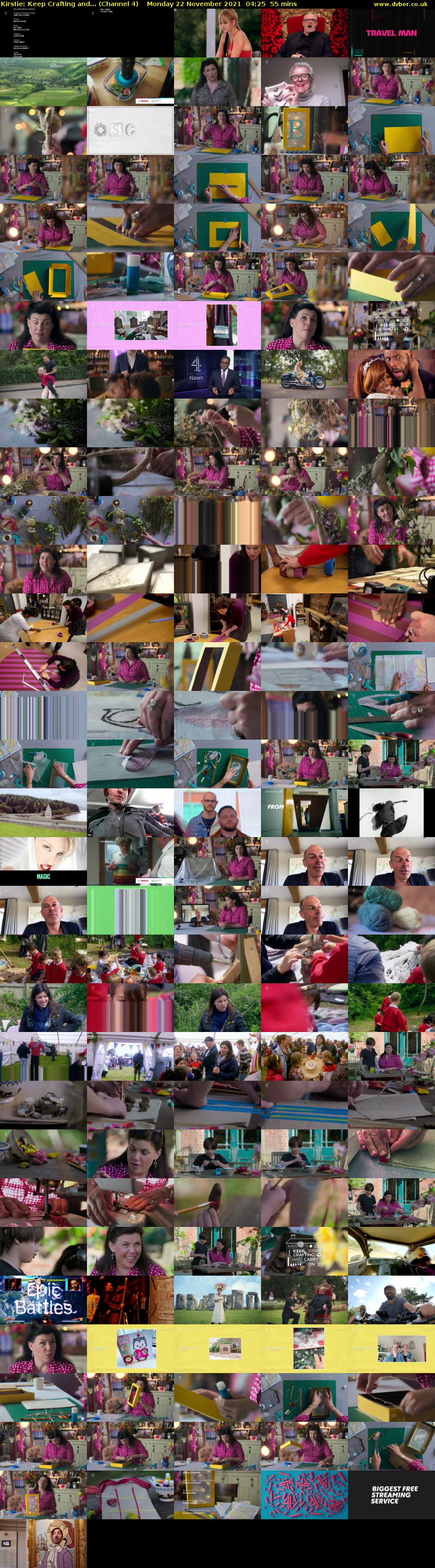 Kirstie: Keep Crafting and... (Channel 4) Monday 22 November 2021 04:25 - 05:20