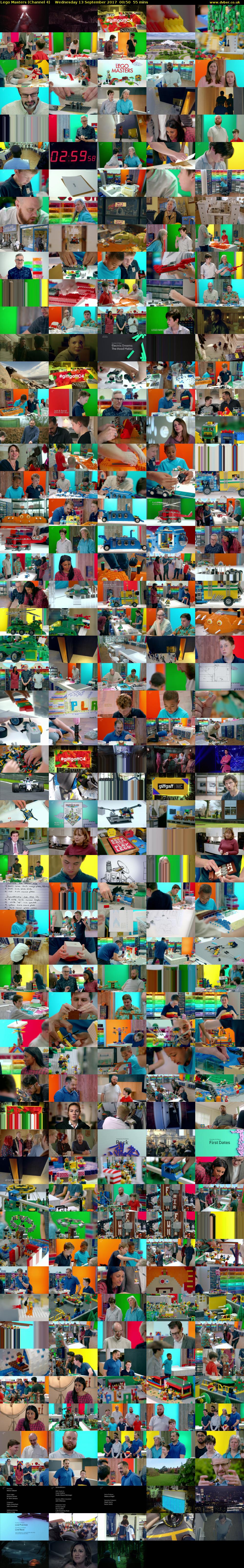 Lego Masters (Channel 4) Wednesday 13 September 2017 00:50 - 01:45