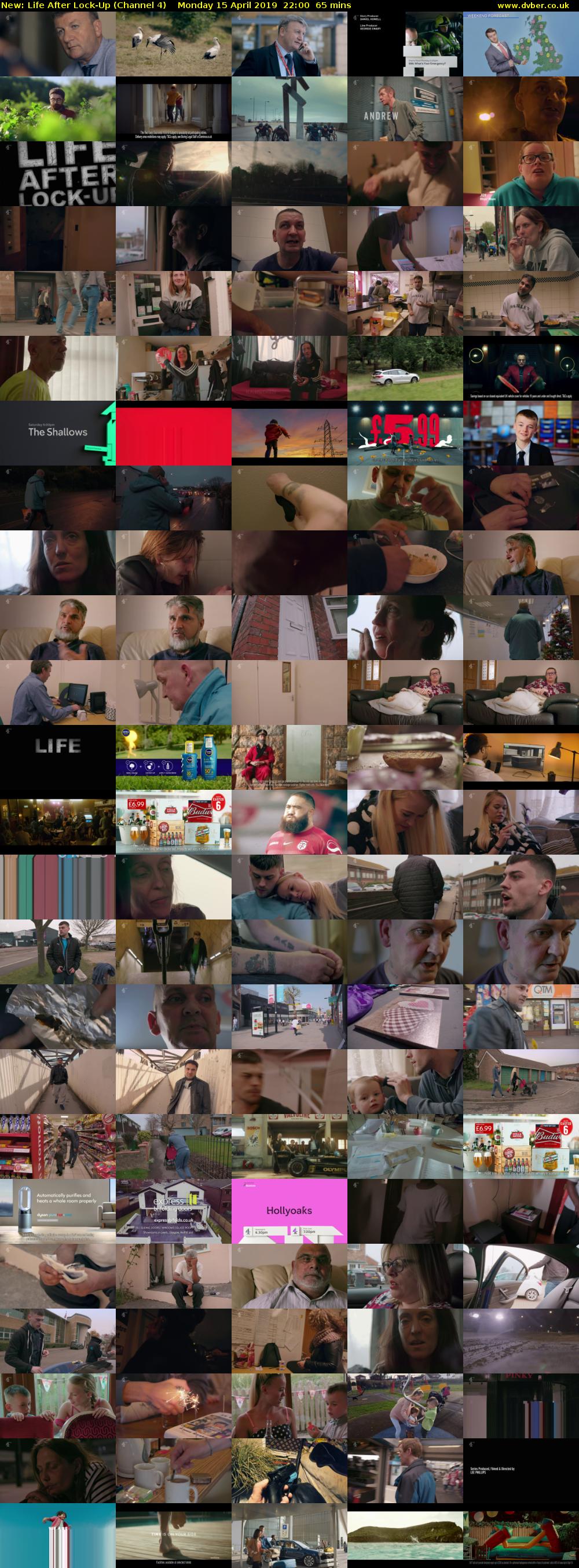 Life After Lock-Up (Channel 4) Monday 15 April 2019 22:00 - 23:05