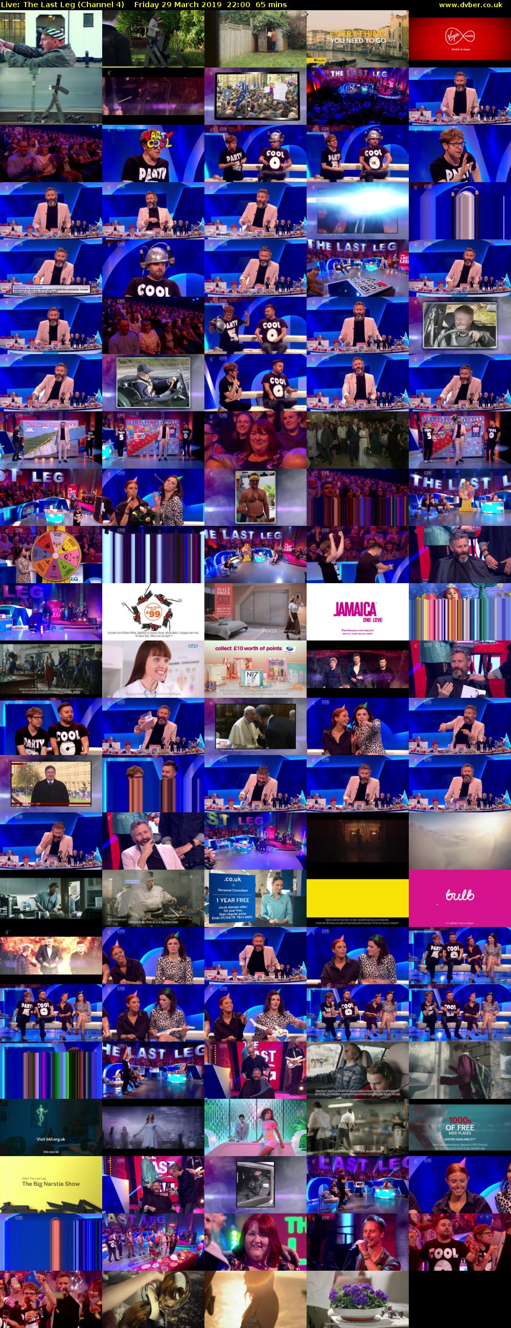 Live: The Last Leg (Channel 4) Friday 29 March 2019 22:00 - 23:05