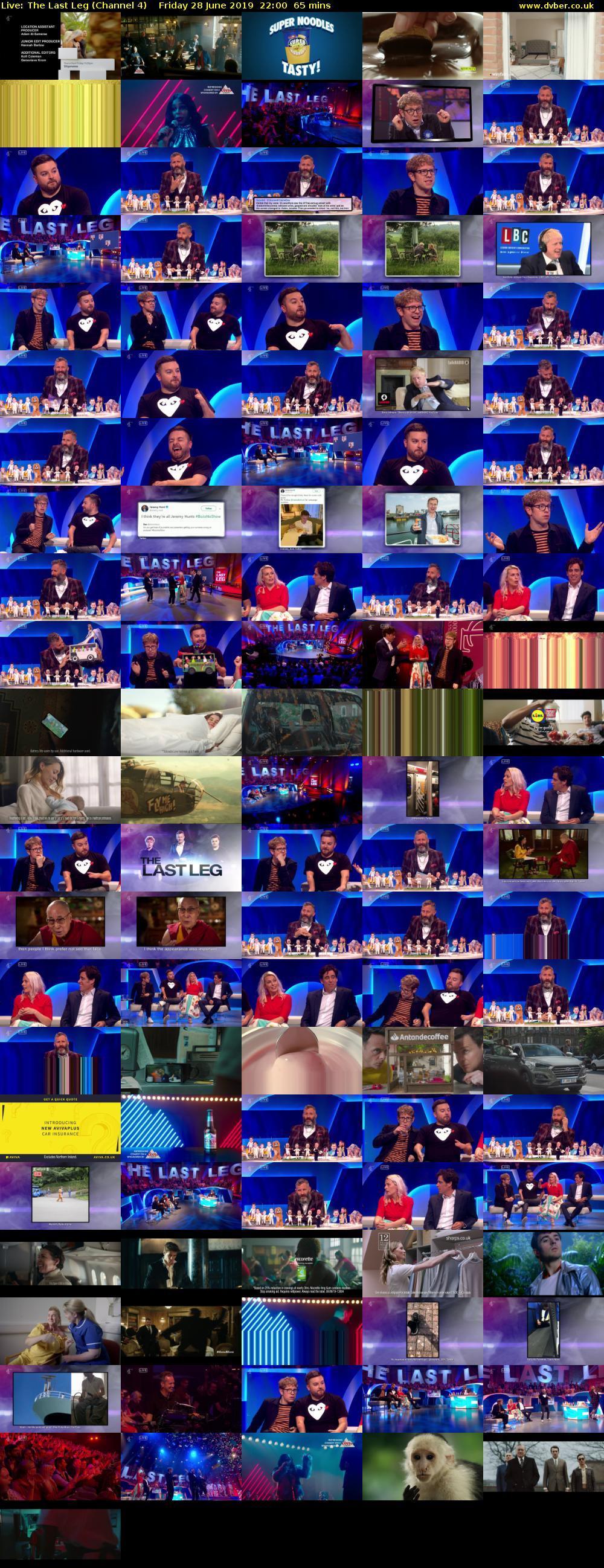 Live: The Last Leg (Channel 4) Friday 28 June 2019 22:00 - 23:05