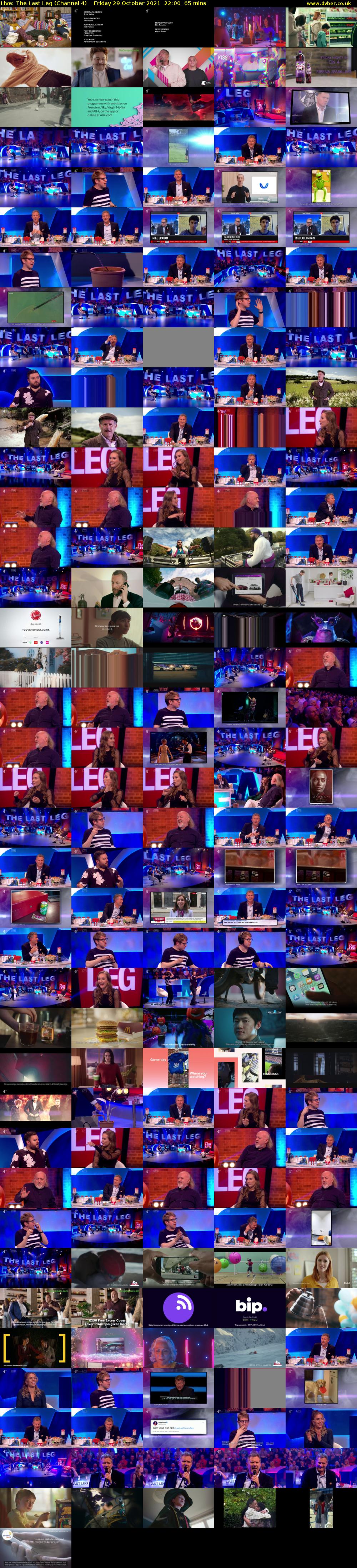 Live: The Last Leg (Channel 4) Friday 29 October 2021 22:00 - 23:05