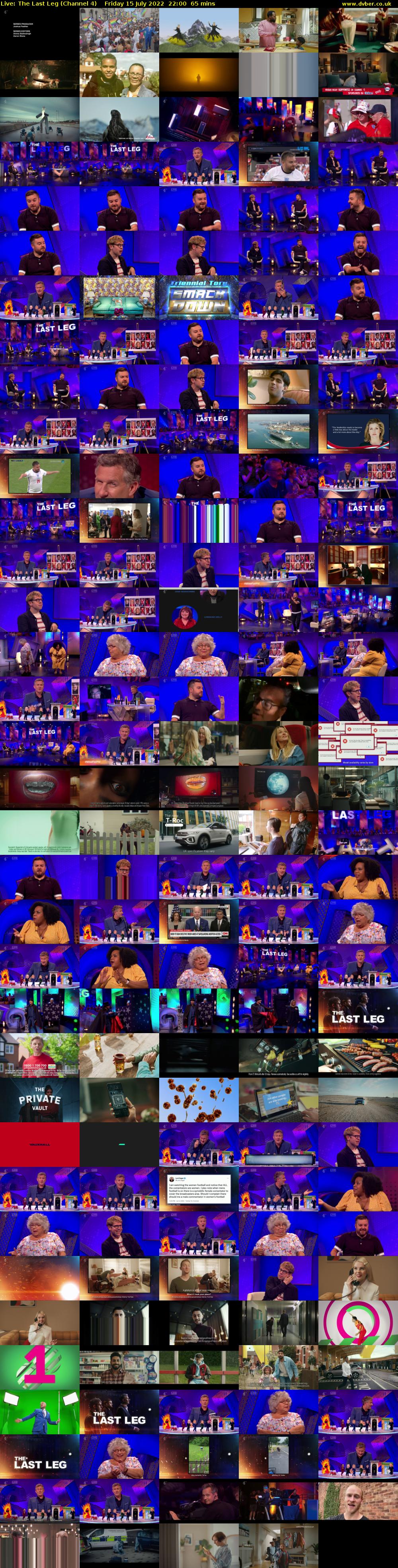 Live: The Last Leg (Channel 4) Friday 15 July 2022 22:00 - 23:05