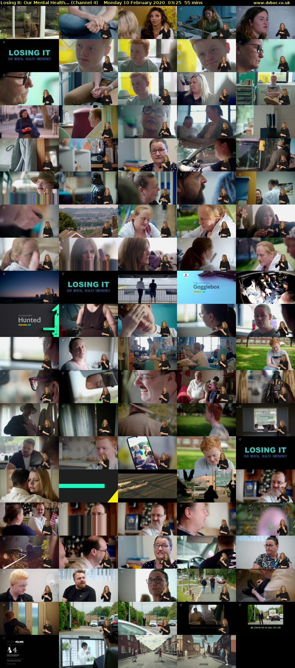 Losing It: Our Mental Health... (Channel 4) Monday 10 February 2020 03:25 - 04:20