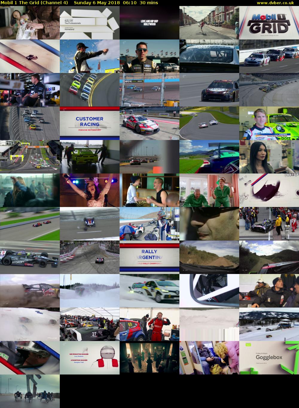 Mobil 1 The Grid (Channel 4) Sunday 6 May 2018 06:10 - 06:40