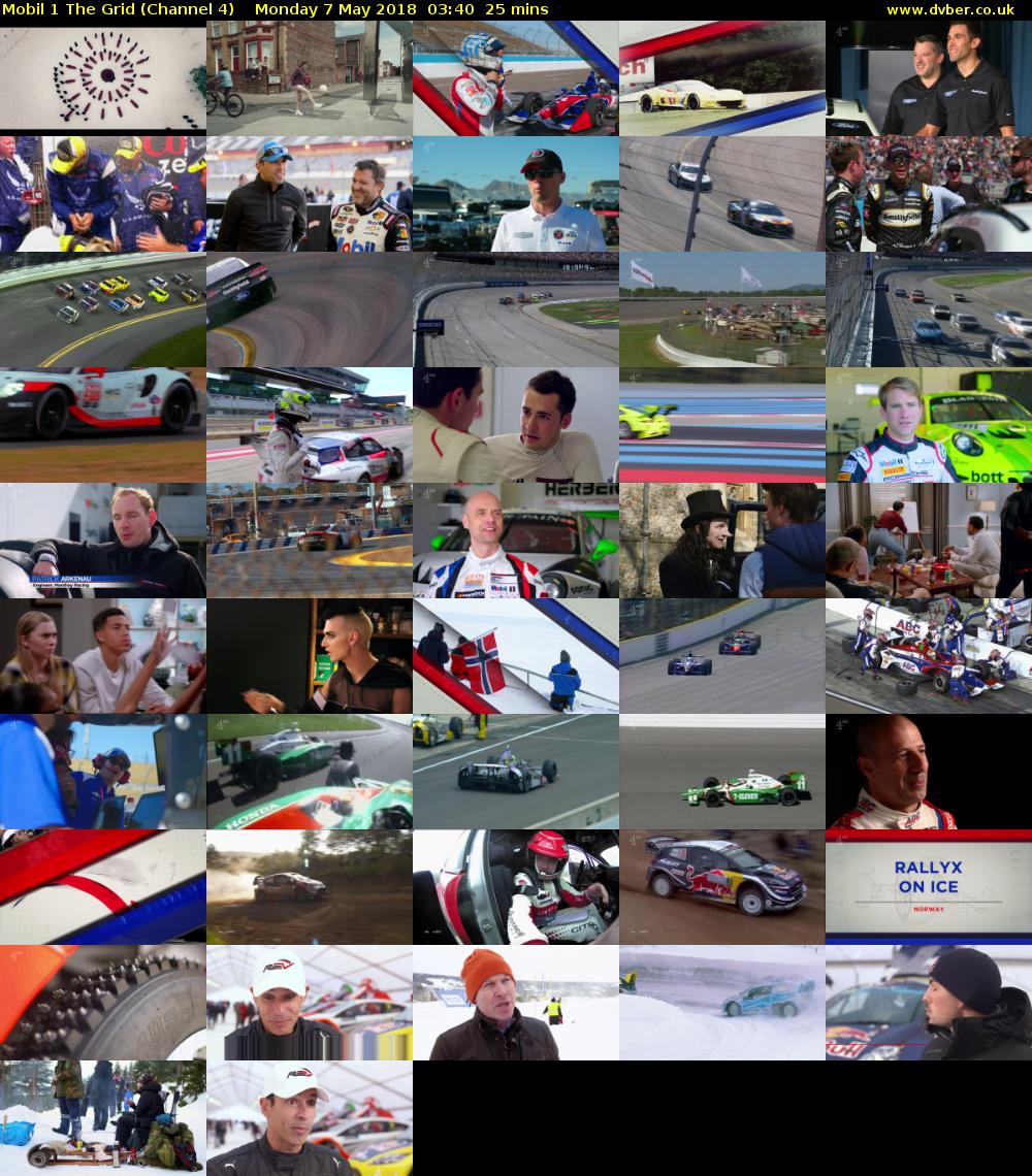 Mobil 1 The Grid (Channel 4) Monday 7 May 2018 03:40 - 04:05