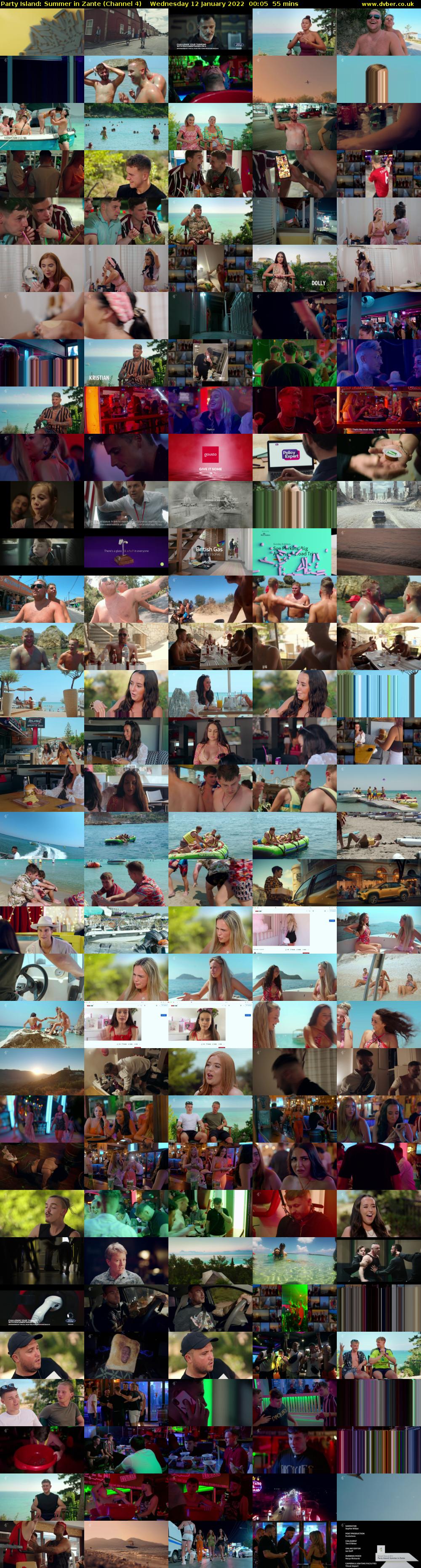 Party Island: Summer in Zante (Channel 4) Wednesday 12 January 2022 00:05 - 01:00