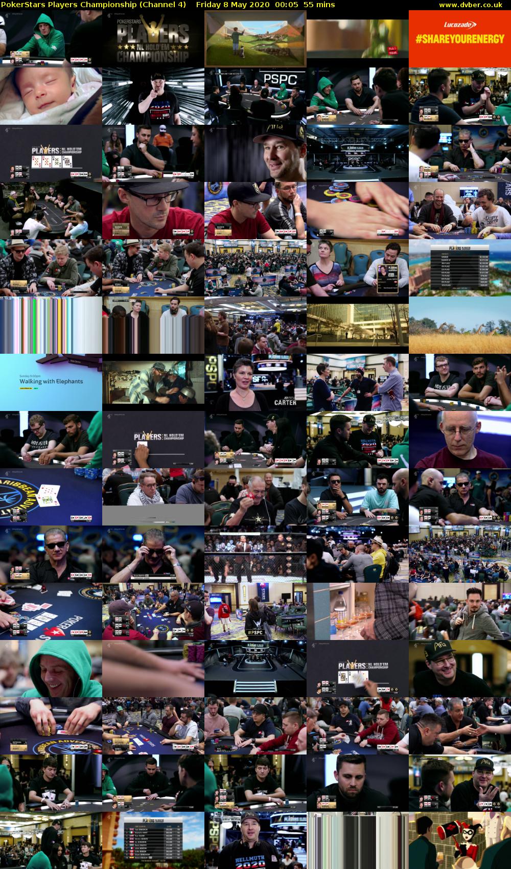 PokerStars Players Championship (Channel 4) Friday 8 May 2020 00:05 - 01:00