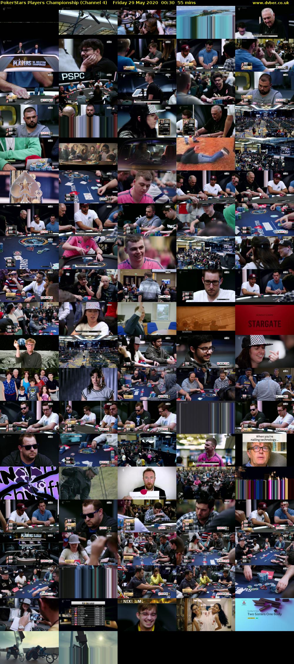 PokerStars Players Championship (Channel 4) Friday 29 May 2020 00:30 - 01:25