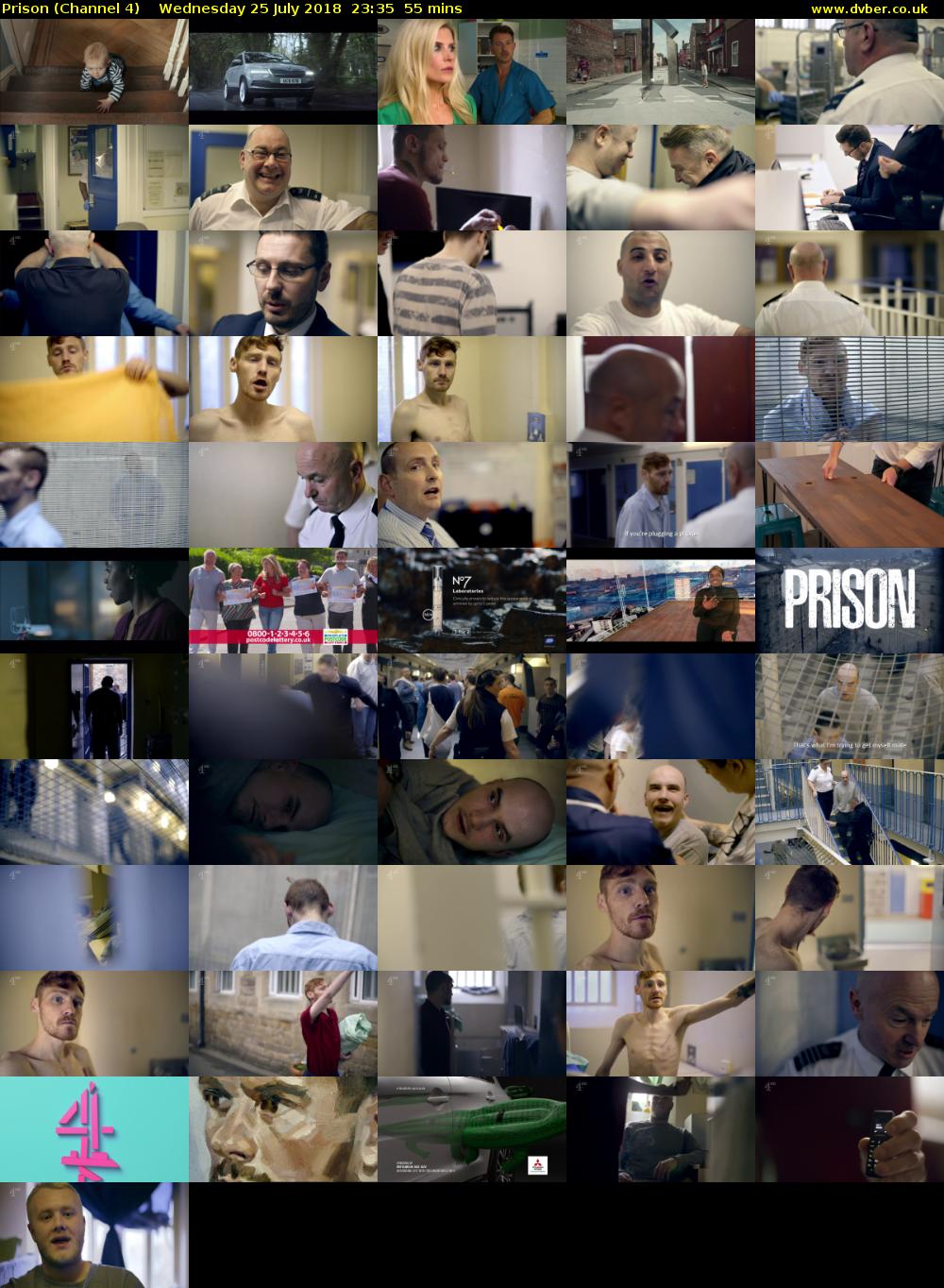 Prison (Channel 4) Wednesday 25 July 2018 23:35 - 00:30