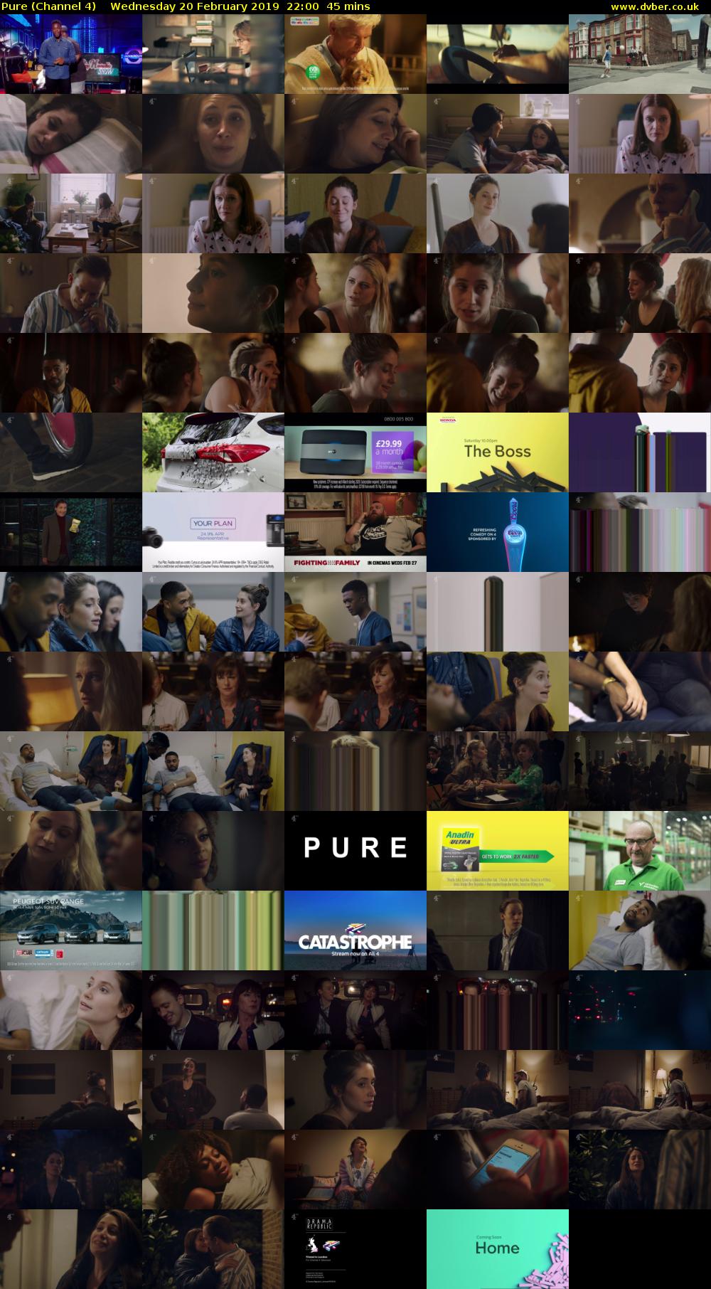 Pure (Channel 4) Wednesday 20 February 2019 22:00 - 22:45