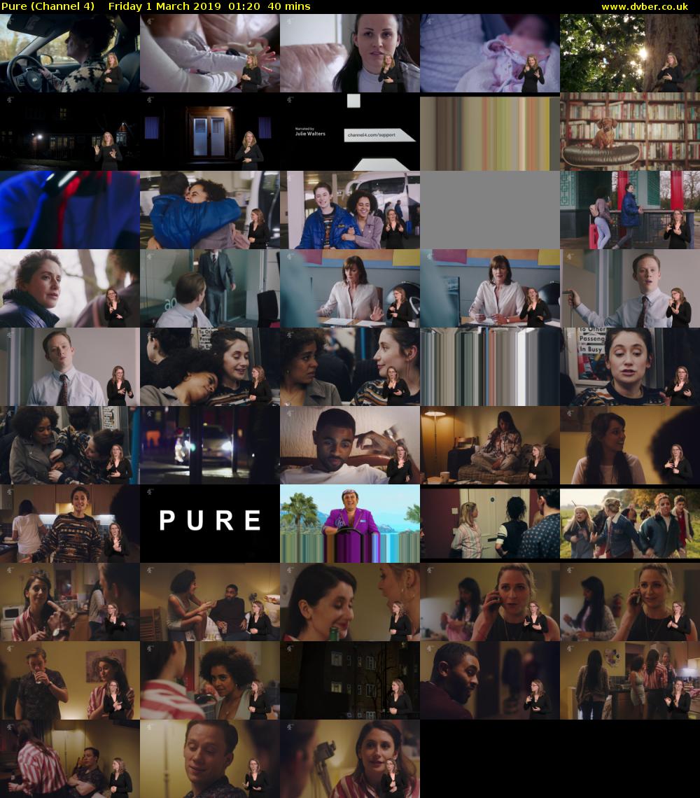 Pure (Channel 4) Friday 1 March 2019 01:20 - 02:00