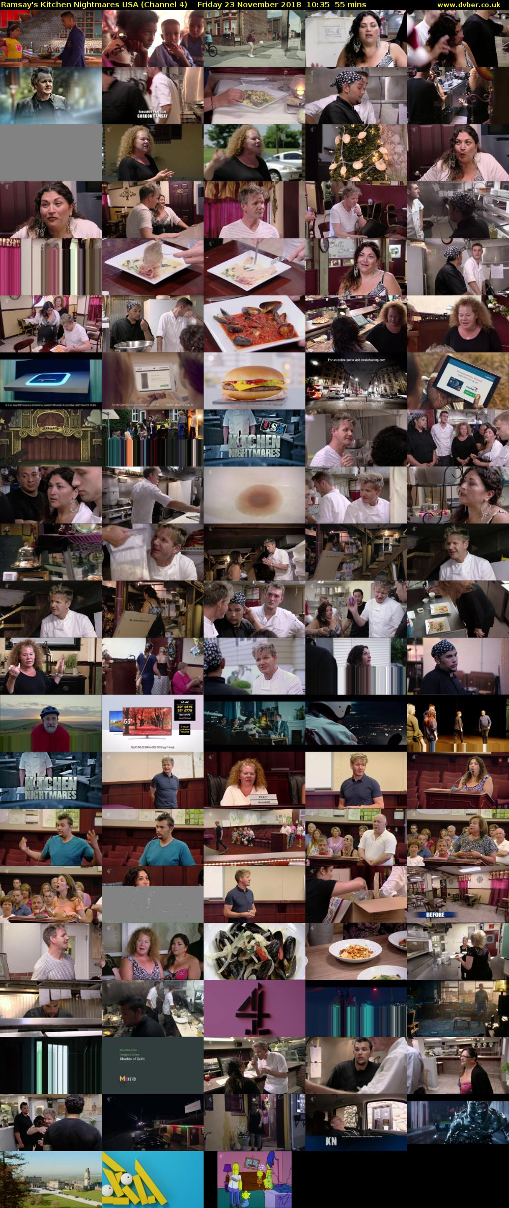 Ramsay's Kitchen Nightmares USA (Channel 4) Friday 23 November 2018 10:35 - 11:30