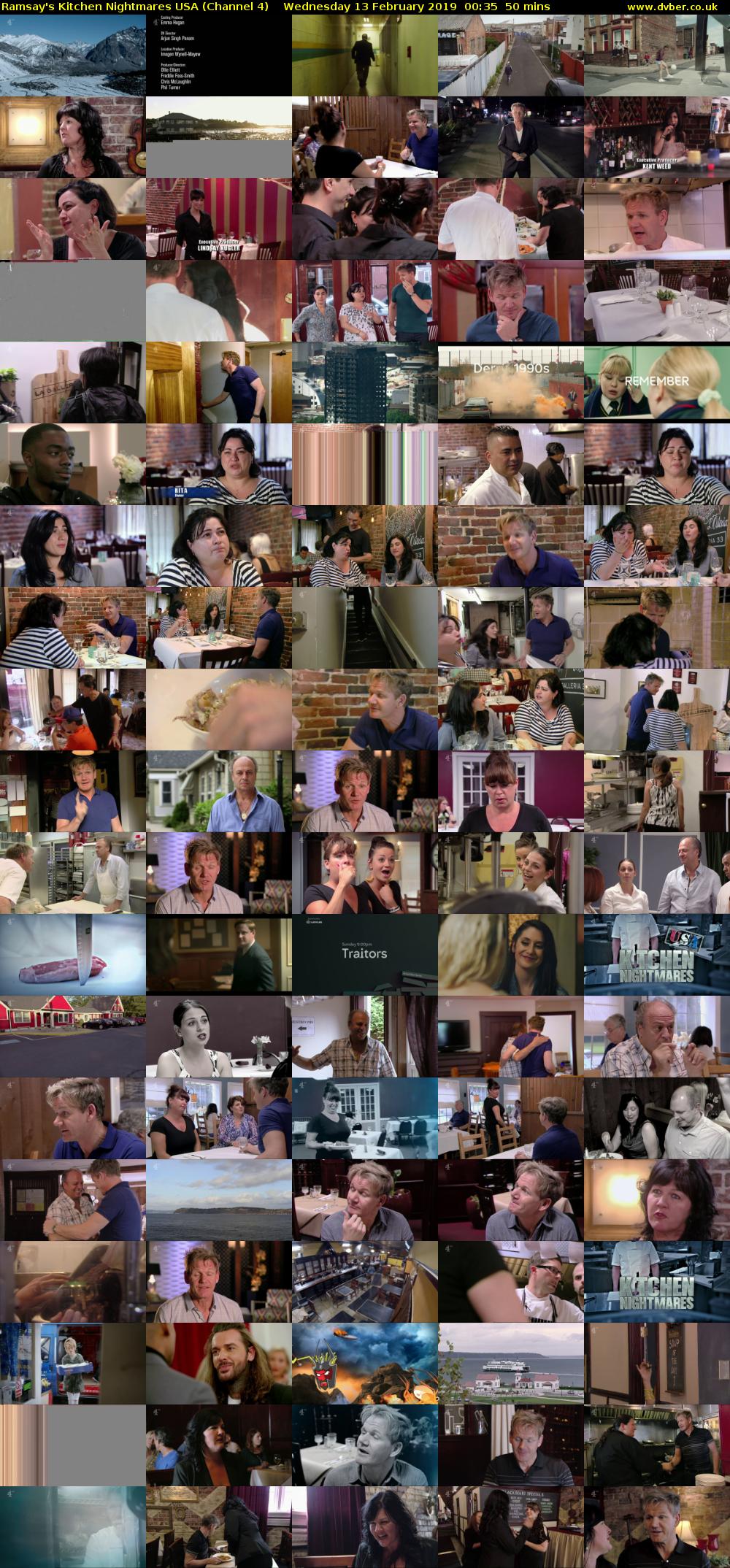 Ramsay's Kitchen Nightmares USA (Channel 4) Wednesday 13 February 2019 00:35 - 01:25