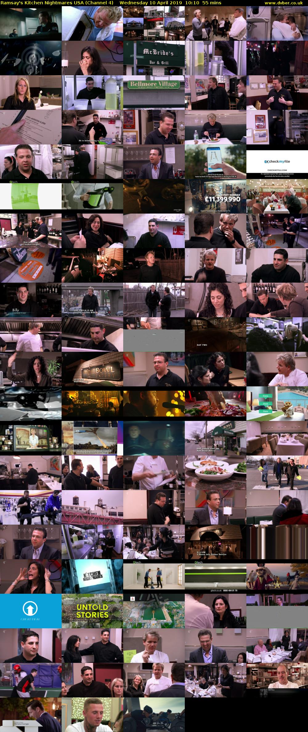 Ramsay's Kitchen Nightmares USA (Channel 4) Wednesday 10 April 2019 10:10 - 11:05