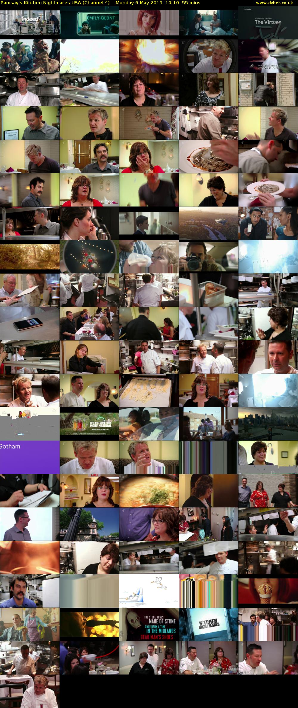 Ramsay's Kitchen Nightmares USA (Channel 4) Monday 6 May 2019 10:10 - 11:05