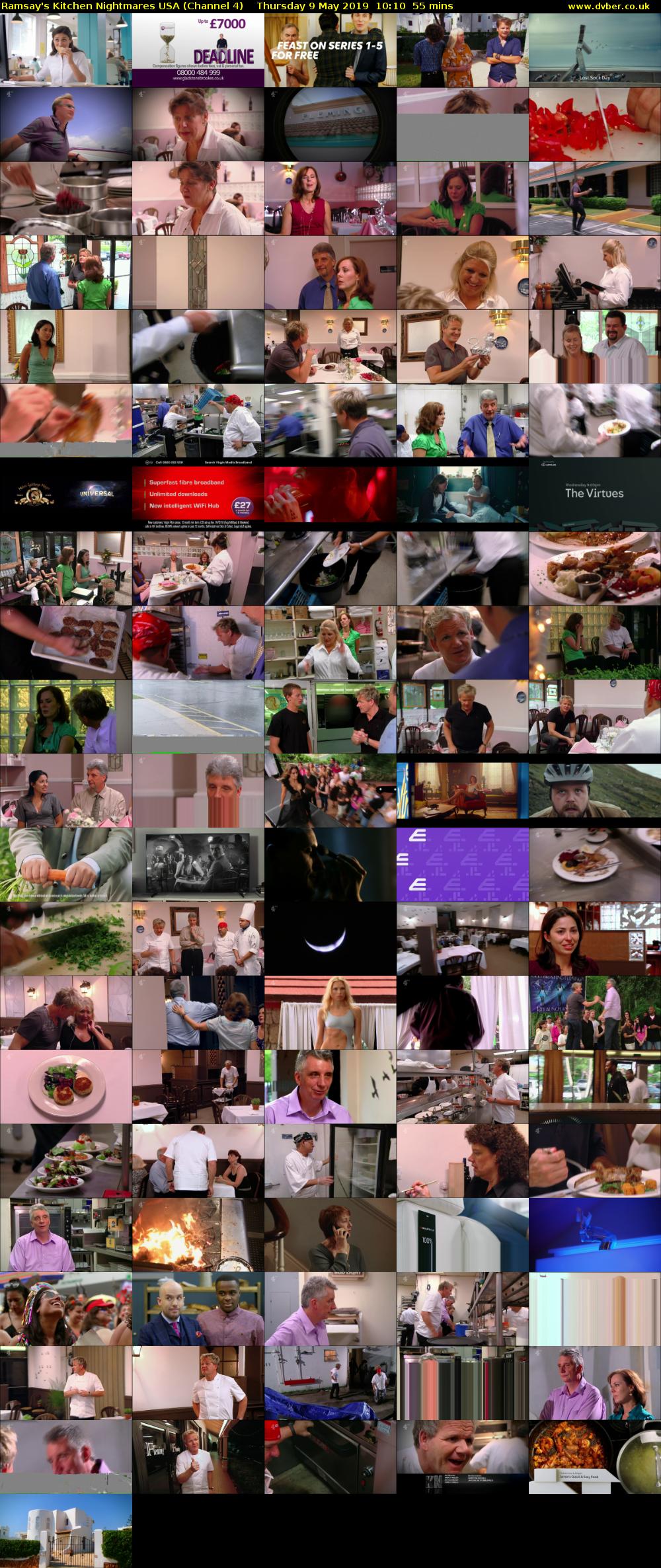 Ramsay's Kitchen Nightmares USA (Channel 4) Thursday 9 May 2019 10:10 - 11:05