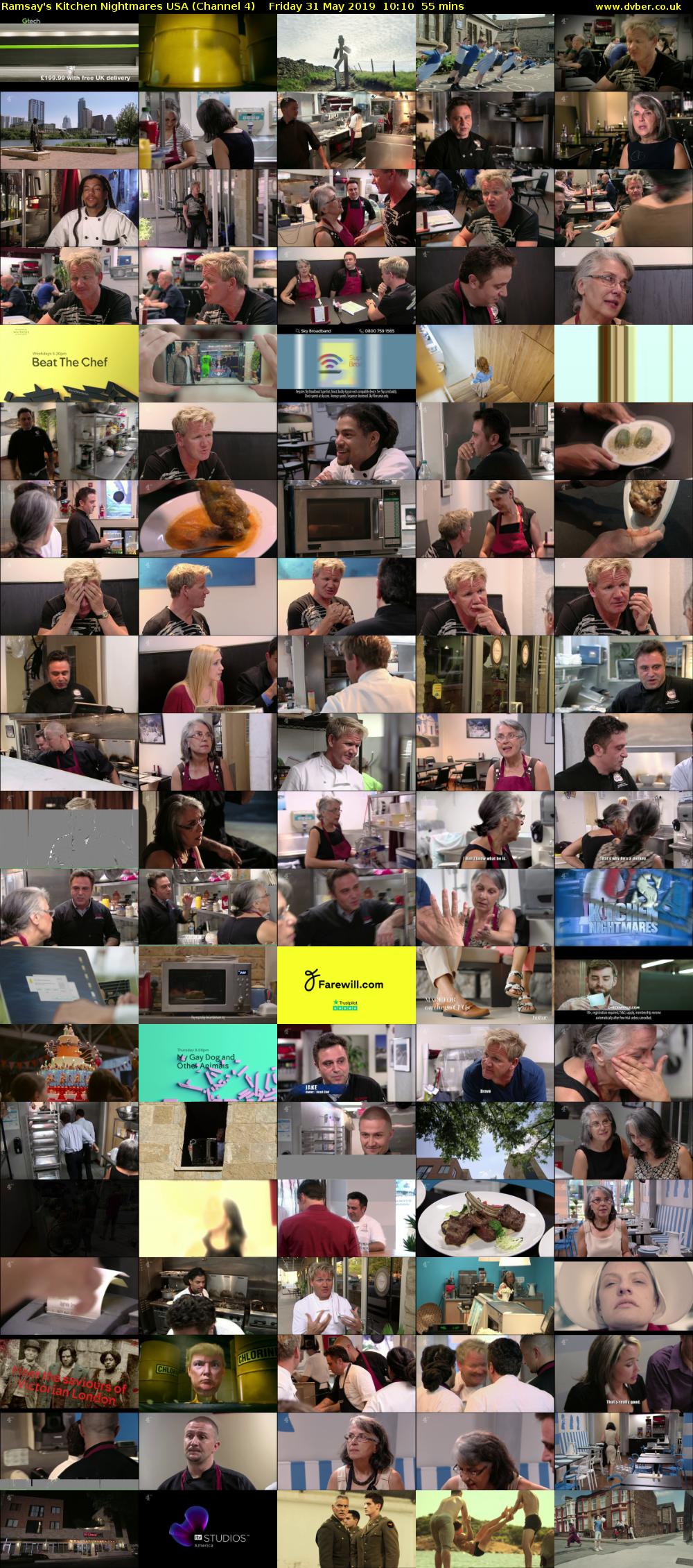 Ramsay's Kitchen Nightmares USA (Channel 4) Friday 31 May 2019 10:10 - 11:05
