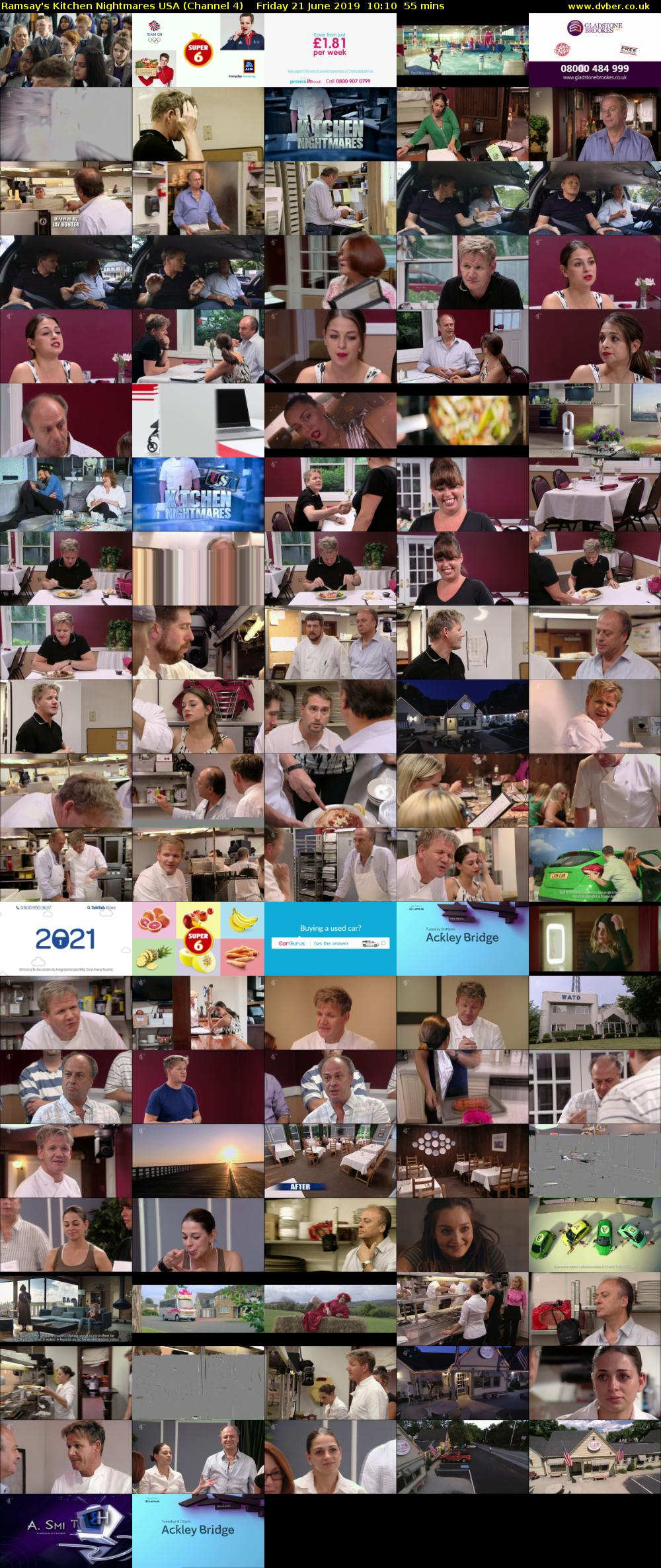 Ramsay's Kitchen Nightmares USA (Channel 4) Friday 21 June 2019 10:10 - 11:05