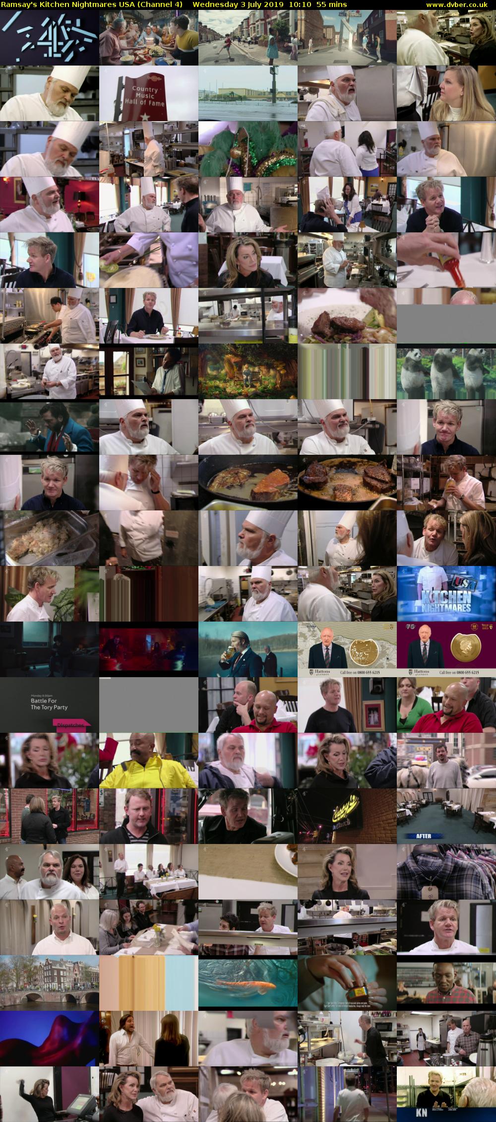 Ramsay's Kitchen Nightmares USA (Channel 4) Wednesday 3 July 2019 10:10 - 11:05