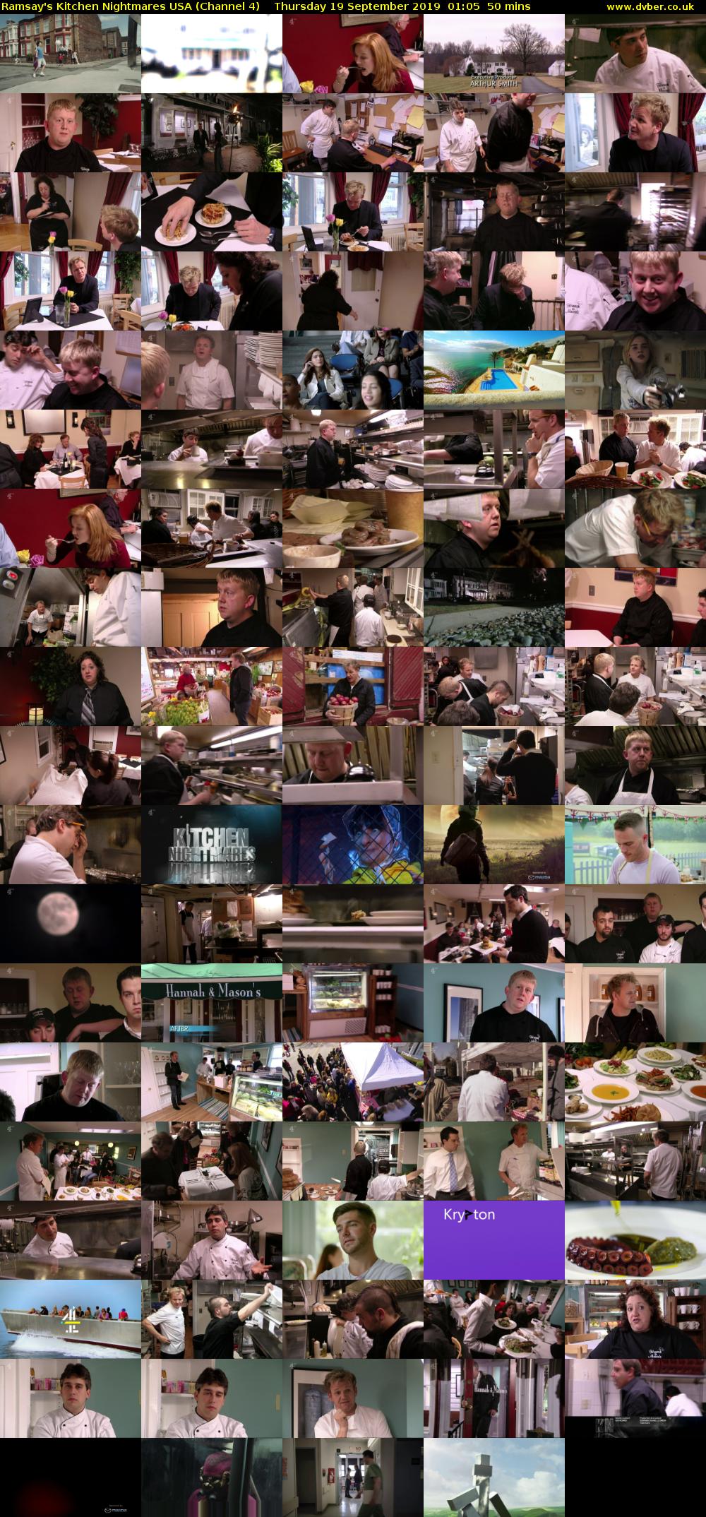 Ramsay's Kitchen Nightmares USA (Channel 4) Thursday 19 September 2019 01:05 - 01:55