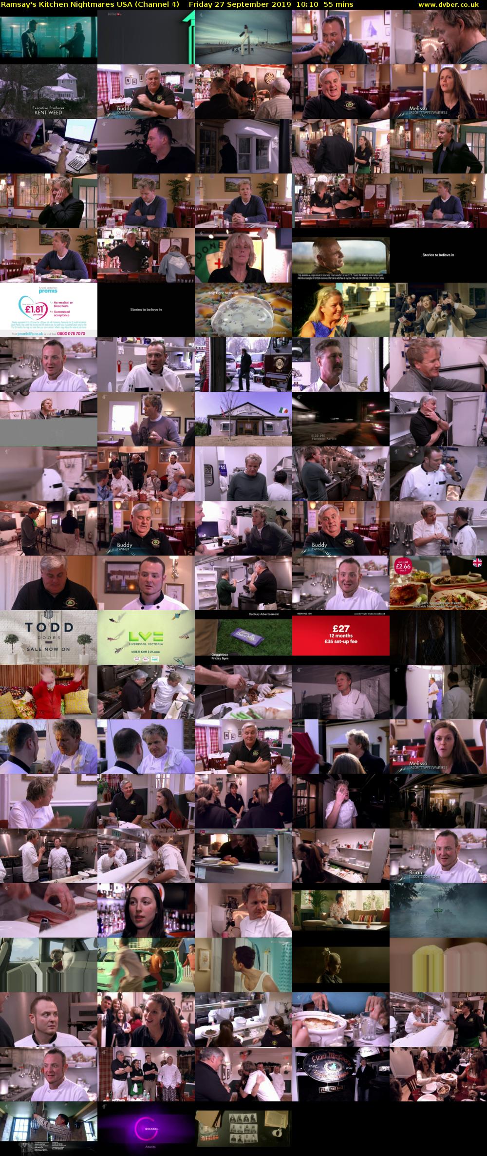 Ramsay's Kitchen Nightmares USA (Channel 4) Friday 27 September 2019 10:10 - 11:05