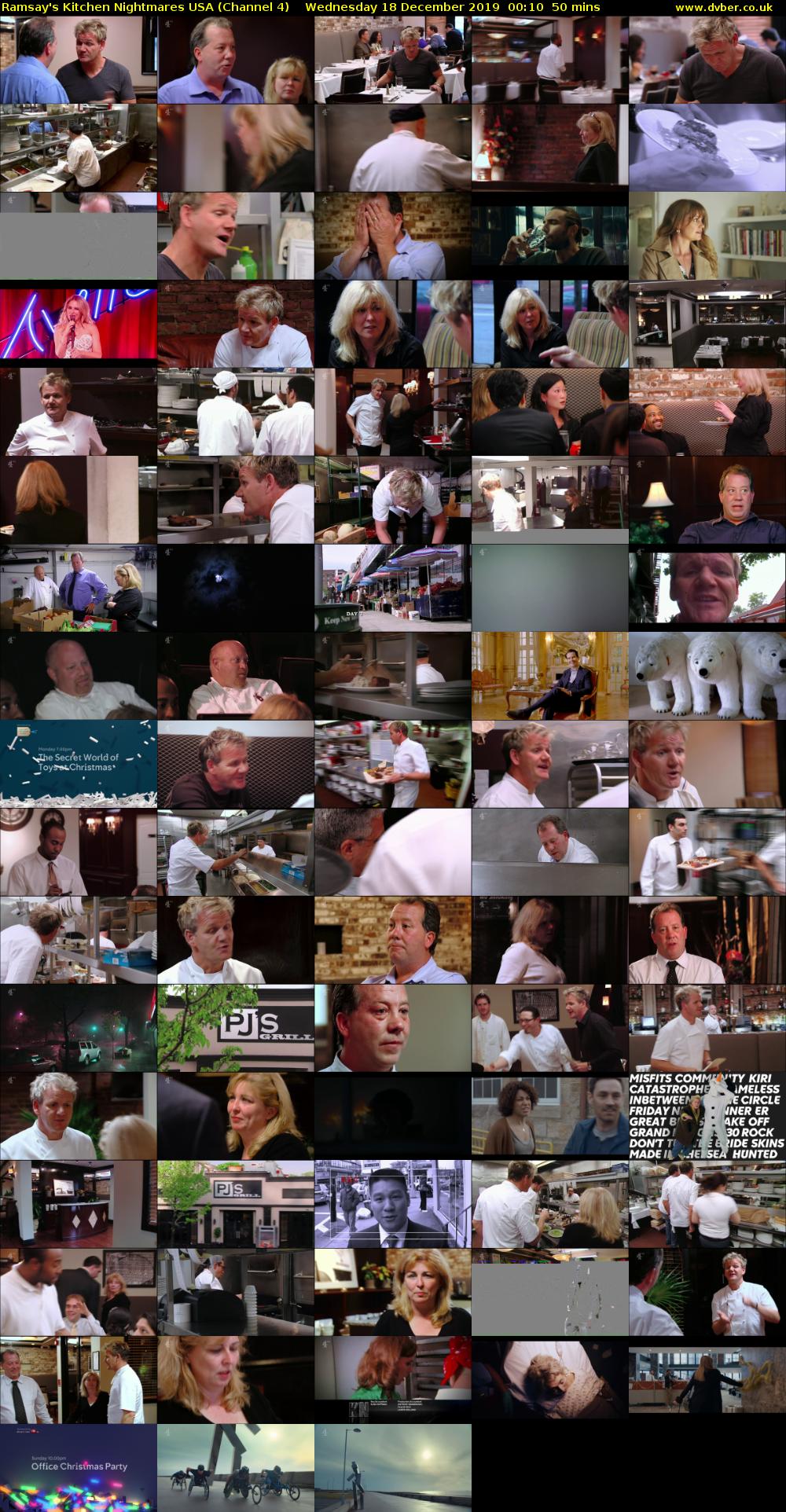 Ramsay's Kitchen Nightmares USA (Channel 4) Wednesday 18 December 2019 00:10 - 01:00
